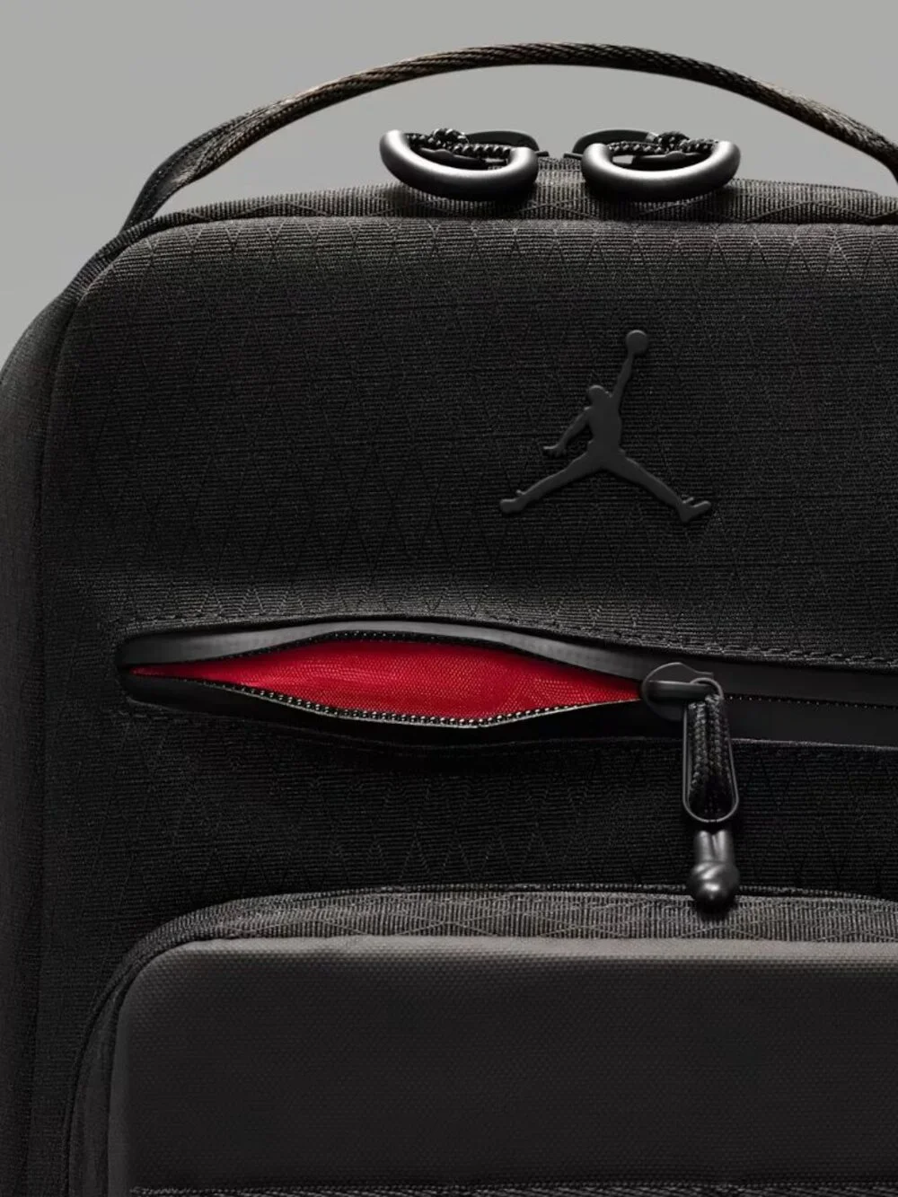 Jordan Collectors Sling Pack Bag (3L) Black/red MA9177-023 Cordura